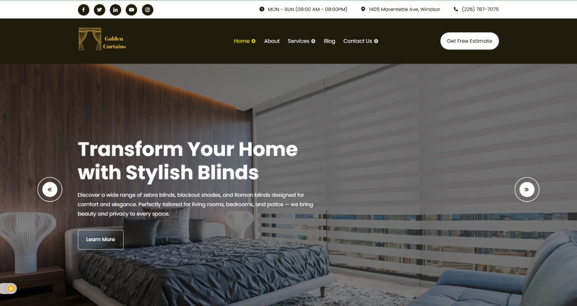 Golden Curtains Project Preview