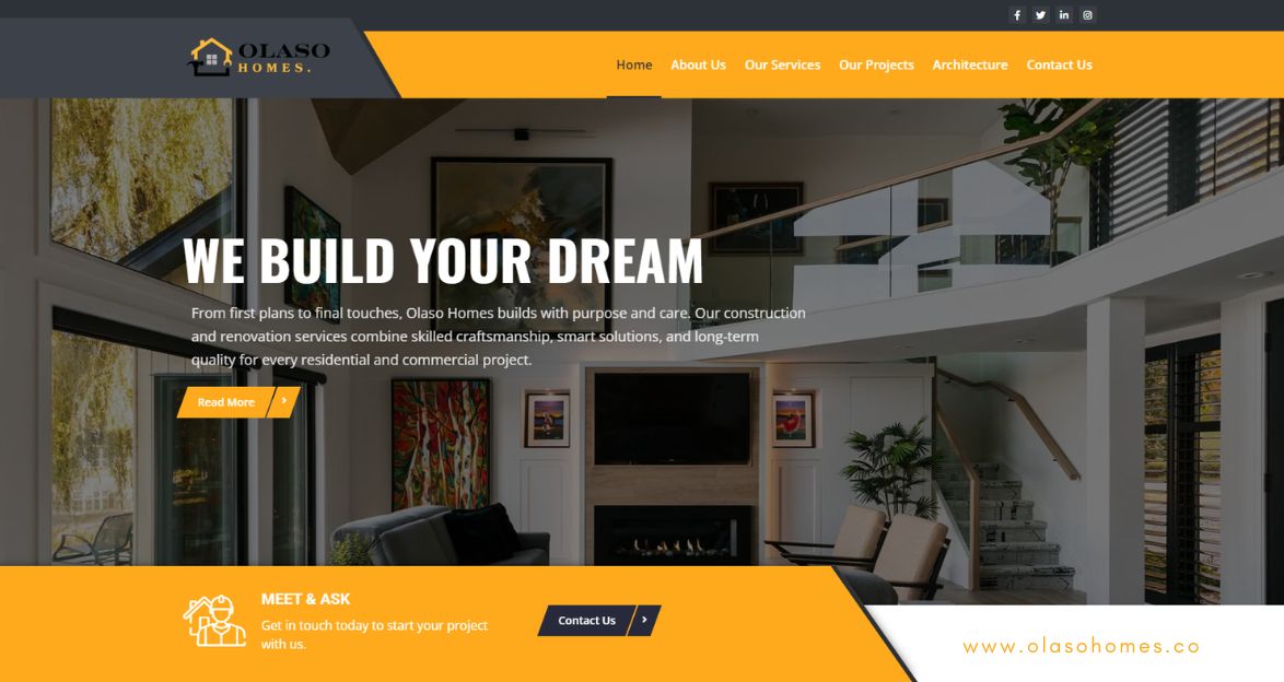 Olaso Homes Project Preview